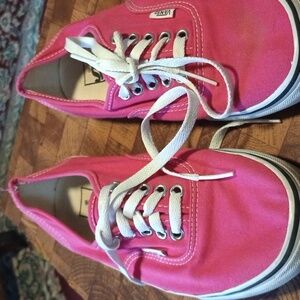 Vans 7 men's fuchsia shoes